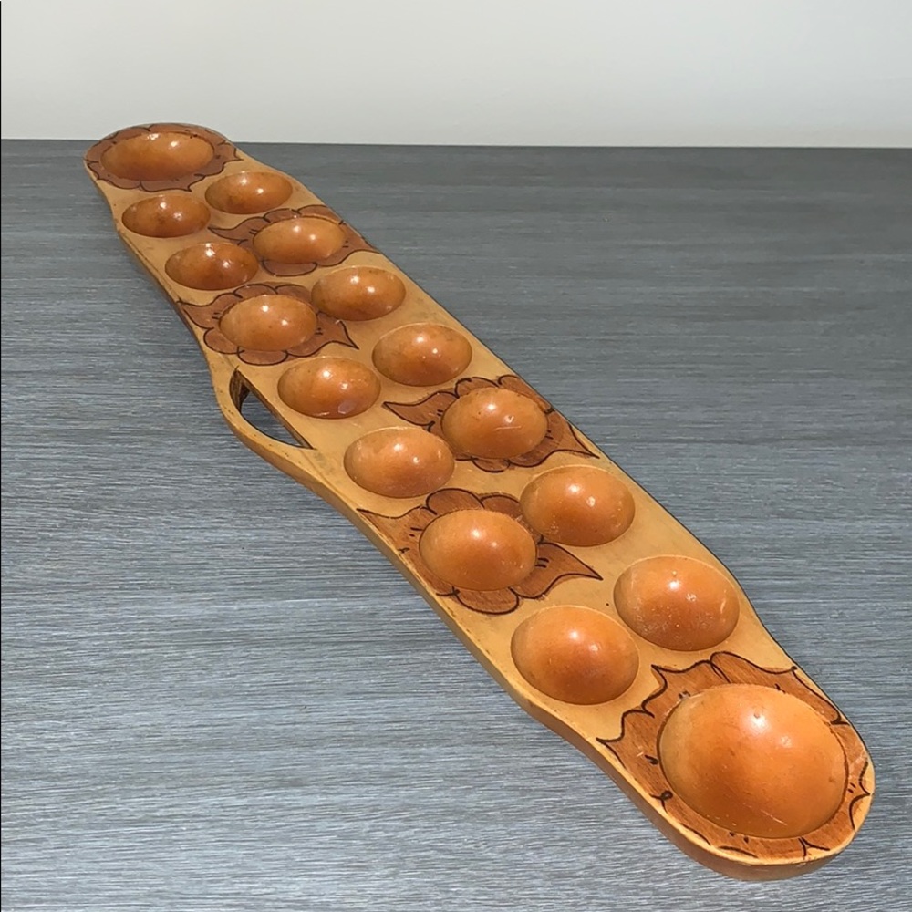 SUNGKA Mancala Wooden Board Game